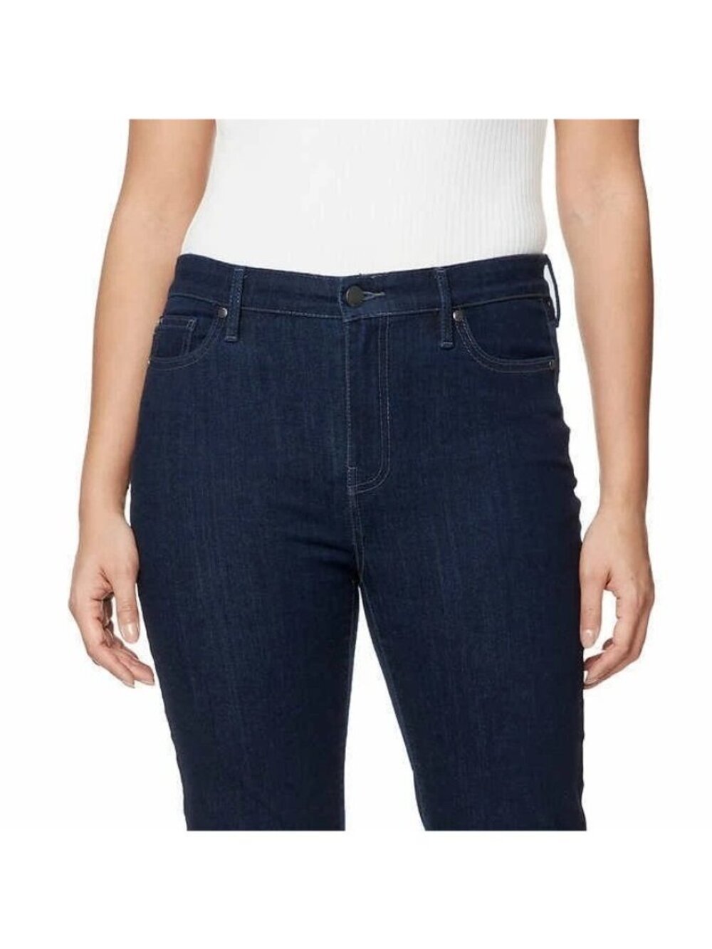 Buffalo David Bitton Women's 6/28 Alyssa High-Rise Straight Leg Stretch B0686 - Picture 3 of 14